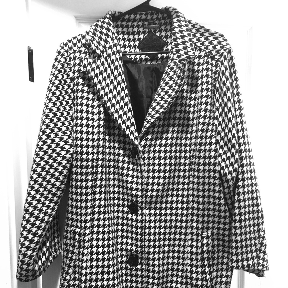 Plus size thrifted herringbone Jou Jou Jacket